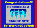 WorkingDog Web Cool Canine Site Award