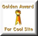 Golden Award For Cool Site